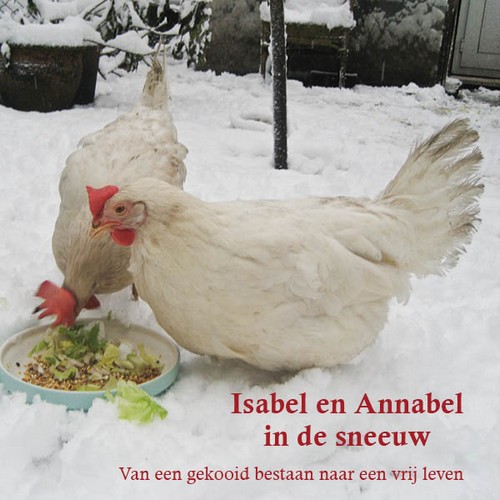 Isabel en Annabel in de sneeuw